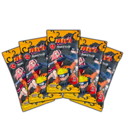 5x Naruto Mythos Set 1 2nd Edition Booster Packs