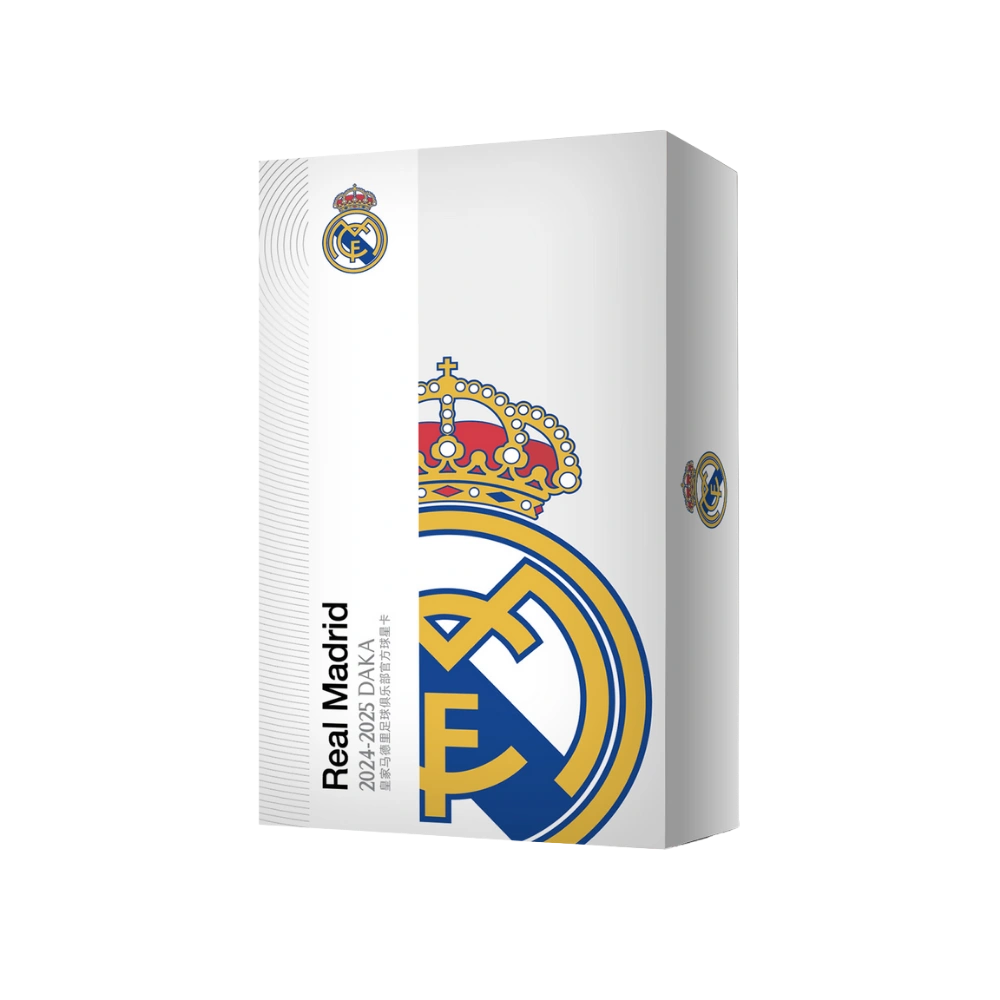 Daka 2024-25 Real Madrid Set ONE & TWO - Hobby Box Daka 2024-25 Real Madrid Set ONE & TWO - Hobby Box