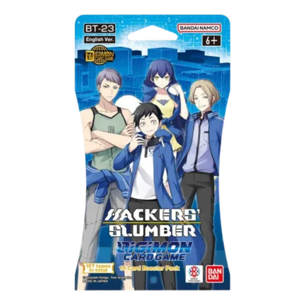 Digimon Card Game - BT23 - HACKERS’ SLUMBER - Sleeved Booster [ENG]