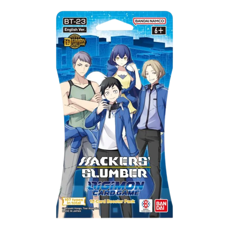 Digimon Card Game - BT23 - HACKERS’ SLUMBER - Sleeved Booster [ENG]