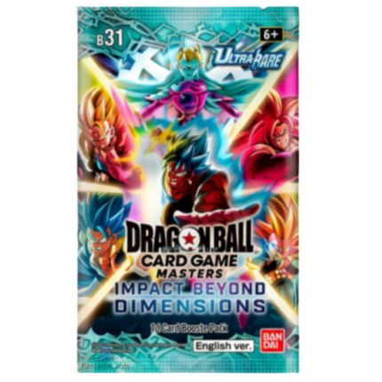 Dragon Ball Super Card Game - Masters - B31 - Impact Beyond Dimensions - Booster - [ENG]