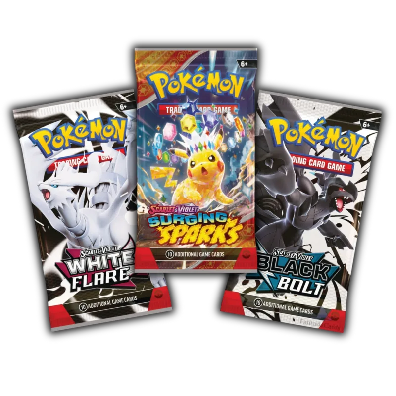 Pokemon - Booster Bundle - Black Bolt, White Flare & Surging Sparks [ENG]