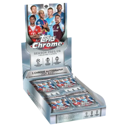 Topps 2025-26 Chrome UEFA Club Competitions - Hobby Box