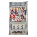 Topps 2025-26 Chrome UEFA Club Competitions - Hobby Box - EINZELPACK