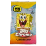 Topps 2025 Chrome SpongeBob Squarepants Hobby Box - EINZELPACK